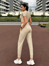 ONYX - Extra Soft Jogger - Beige - VECTOR SPORTSWEAR